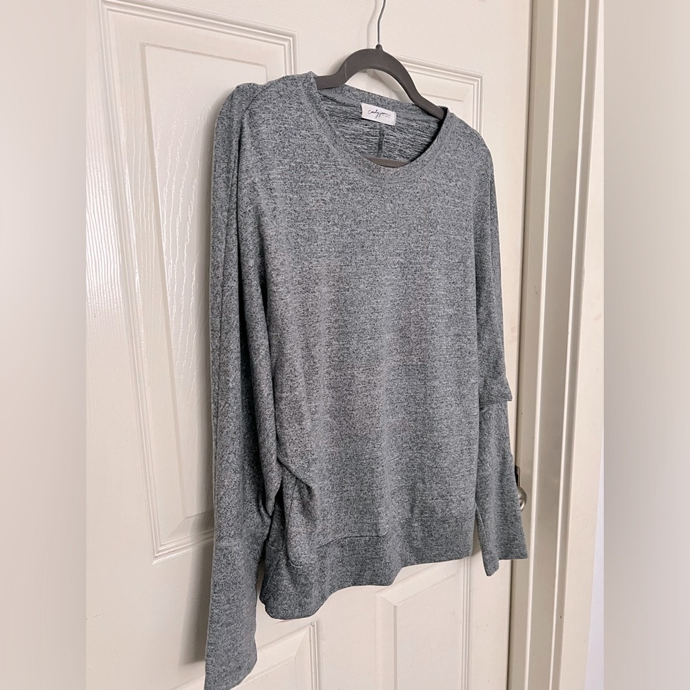 CJLA Ridge top/sweater grey